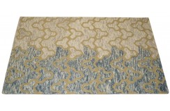 100% wełna gruby dywan z Indii  150x240cm design do salonu pętelkowy