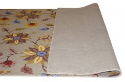 100% wełna gruby dywan z Indii  150x240cm design do salonu pętelkowy