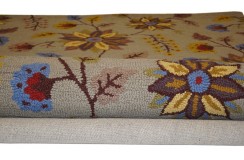 100% wełna gruby dywan z Indii  150x240cm design do salonu pętelkowy
