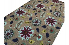 100% wełna gruby dywan z Indii  150x240cm design do salonu pętelkowy