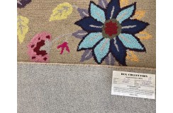 100% wełna gruby dywan z Indii  150x240cm design do salonu pętelkowy