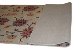 100% wełna gruby dywan z Indii  150x240cm design do salonu pętelkowy