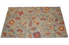 100% wełna gruby dywan z Indii  150x240cm design do salonu pętelkowy