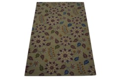 100% wełna gruby dywan z Indii  150x240cm design do salonu pętelkowy