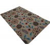 Kolorowy kwiatowy dywan RUG COLLECTION do salonu nowoczesny design 100% wełna 150x240cm Indie promocja