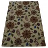 Kolorowy kwiatowy dywan RUG COLLECTION do salonu nowoczesny design 100% wełna 150x240cm Indie promocja