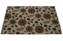 100% wełna gruby dywan z Indii  150x240cm design do salonu pętelkowy
