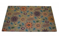 100% wełna gruby dywan z Indii  150x240cm design do salonu pętelkowy