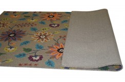 100% wełna gruby dywan z Indii  150x240cm design do salonu pętelkowy
