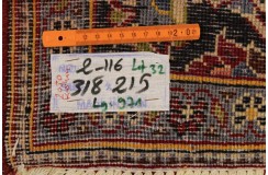 Perski dywan Keszan z Iranu wełna i jedwab ręcznie tkany 200x300 cenny