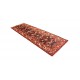 Perski wełniany recznie tkany dywan chodnik Hamadan z kwiatowymi ornamentami ok 100x300cm