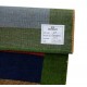 Kolorowy zielony delikatnie zdobiony dywan gabbeh 140x200cm wełna argentyńska w pasy