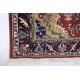 Klasyczny kwiatowy dywan Indo Keszan 100% wełna ok 140x200cm