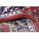 Klasyczny kwiatowy dywan Indo Keszan 100% wełna ok 140x200cm