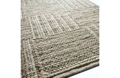 LUKSUSOWY niezwykły dywan BRINKER FEEL GOOD CARPETS CORBIN Beige wełna filcowana naturalny 170x230cm