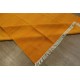 Pomarańczowy kilim perski z deseniem 100% wełniany dywan płasko tkany 180x240cm dwustronny Iran