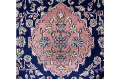 Niebieski ręcznie tkany dywan Tabriz z Indii wełniany 250x300cm