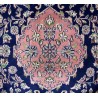 Niebieski ręcznie tkany dywan Tabriz z Indii wełniany 250x300cm