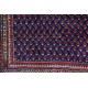 Gęsto tkany granatowy dywan Mir z Iranu 266x267cm 100% wełna oryginalny perski kwadratowy