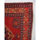 Perski wełniany recznie tkany dywan Heriz z ornamentami ok 180x370cm