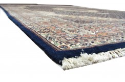 Niebieski ręcznie tkany dywan Tabriz z Indii wełniany 300x400cm