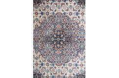 Niebieski ręcznie tkany dywan Tabriz z Indii wełniany 300x400cm