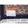 Niebieski ręcznie tkany dywan Tabriz z Indii wełniany 300x400cm
