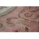 Piękny dywan Aubusson Habei ręcznie tkany z Chin 250x350cm 100% wełna przycinany rzeźbione kwiaty różowy