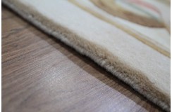 Piękny dywan Aubusson Habei ręcznie tkany z Chin 300x400cm 100% wełna przycinany rzeźbione kwiaty beżowy 