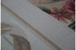 Piękny dywan Aubusson Habei ręcznie tkany z Chin 300x400cm 100% wełna przycinany rzeźbione kwiaty beżowy 