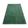 Gładki 100% wełniany dywan Gabbeh Handloom zielony różne wymiary