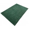 Gładki 100% wełniany dywan Gabbeh Handloom zielony różne wymiary
