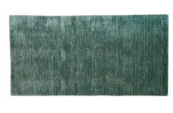 Gładki 100% wełniany dywan Gabbeh Handloom zielony różne wymiary