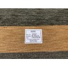 Gładki 100% wełniany dywan Gabbeh Handloom szaro-brązowy 170x240cm 