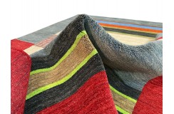 Kolorowy 100% wełniany dywan Gabbeh Handloom 170x240cm 
