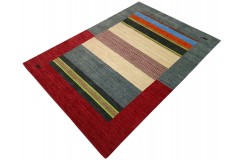 Kolorowy 100% wełniany dywan Gabbeh Handloom 170x240cm 