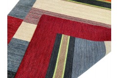 Kolorowy 100% wełniany dywan Gabbeh Handloom 170x240cm 