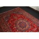 Dywan perski Tabriz 198x308cm 100% wełna z Iranu czerwony klasyczny kwiatowy 