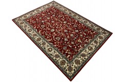 Klasyczny dywan z perskim wzorem wełna 160x230cm gęsty