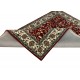 Czerwony klasyczny perski gęsty dywan 160x230cm 100% wełna Indie