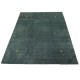 Gładki 100% wełniany dywan Gabbeh Handloom zielony 250x300cm delikatne motywy zwierzęce