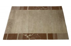 Dywan NEPAL Premium z Indii ręcznie tkany 120x180cm beżowy wełna