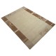 Welniany ręcznie tkany dywan Nepal Premium beżowy 170x240cm