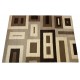 Welniany ręcznie tkany dywan Nepal Premium 170x240cm salonowy brązy geometryczny