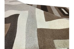Dywan NEPAL Premium z Indii ręcznie tkany 170x240cm brązy wełna