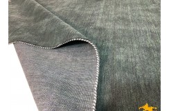Gładki 100% wełniany dywan Gabbeh Handloom Loribaft zielony 170x240cm