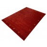 Gładki 100% wełniany dywan Gabbeh Handloom Loribaft ceglasty 170x240cm