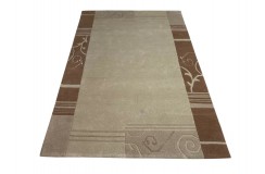 Dywan NEPAL Premium z Indii ręcznie tkany 200x300cm beżowy wełna