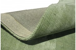 Dywan Brinker Carpets Oyester w pasy zielony z połyskiem 100% wiskoza