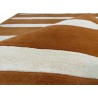100% wełna gruby dywan z Indii 150x240cm design do salonu brązowy